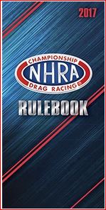 NHRA 2017 Rulebook